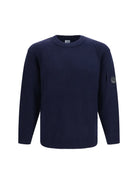 C.P. Company GRS lambswool crewneck Sweater - Total Eclipse