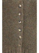 Khaite Axel V-Neck Cardigan - Artichoke