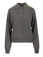 Maison Margiela Wool Polo Shirt - Grey