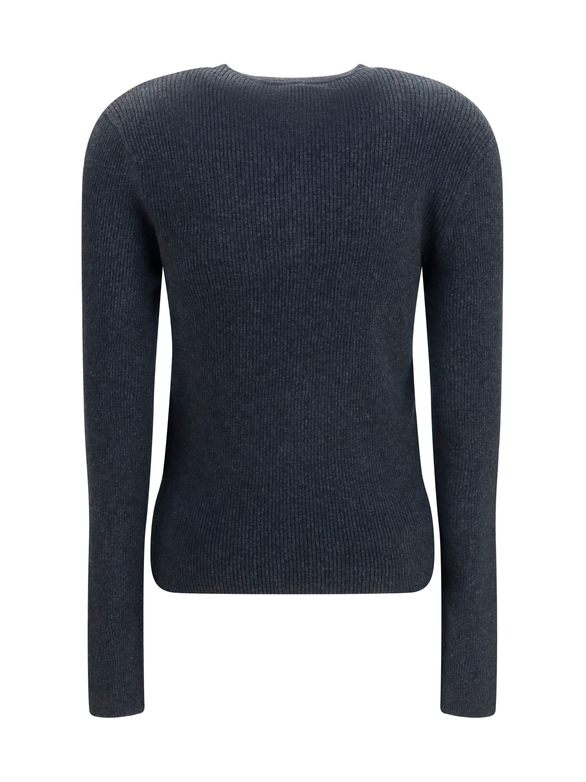 Lisa Yang Airi Henley Sweater in cotton and cashmere - Eclipse