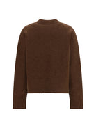 Ami Paris Ami De Coeur Sweater - Marron Chocolat/Ecru