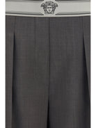 Versace Wool and mohair Pants - Cold Grey