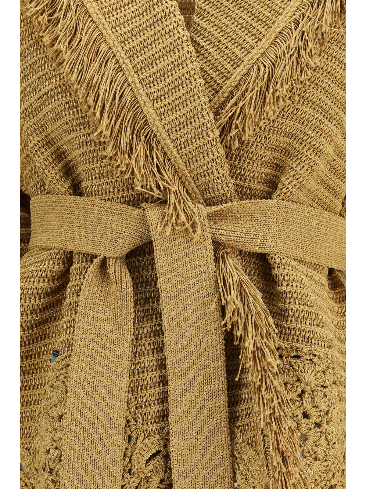 Alanui Island Memories Cardigan - Gold