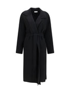 The Row Ciara wool and cashmere Coat - Black