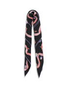 Dolce & Gabbana Silk Scarf with floral print - Fiorellini F.Nero