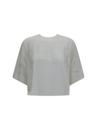 Burberry Logo cotton T-shirt - Chalk
