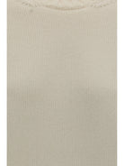 Bottega Veneta Wool and cashmere-blend knit T-shirt - Rice