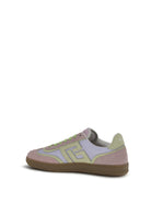 Balmain Swan Sneakers - Qei Lilas/Vert Clair