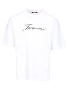 Jacquemus T-Shirt With Writing - White