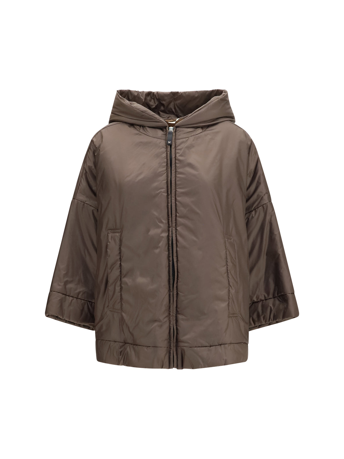 Max Mara The Cube Hooded added Jacket - Very Dark Gold