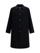 MM6 Maison Margiela Double-face wool Coat - Black
