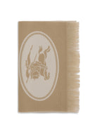 Burberry Logo wool Scarf - Sand