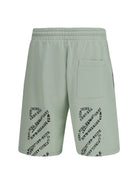 Off-White Type Machine Arrow Skate Sweat Shorts with front logo - Fade Out Mint