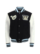 Off-White Varsity Star Logo Jacket - Black