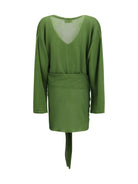 The Attico Mini Dress - Dark Green