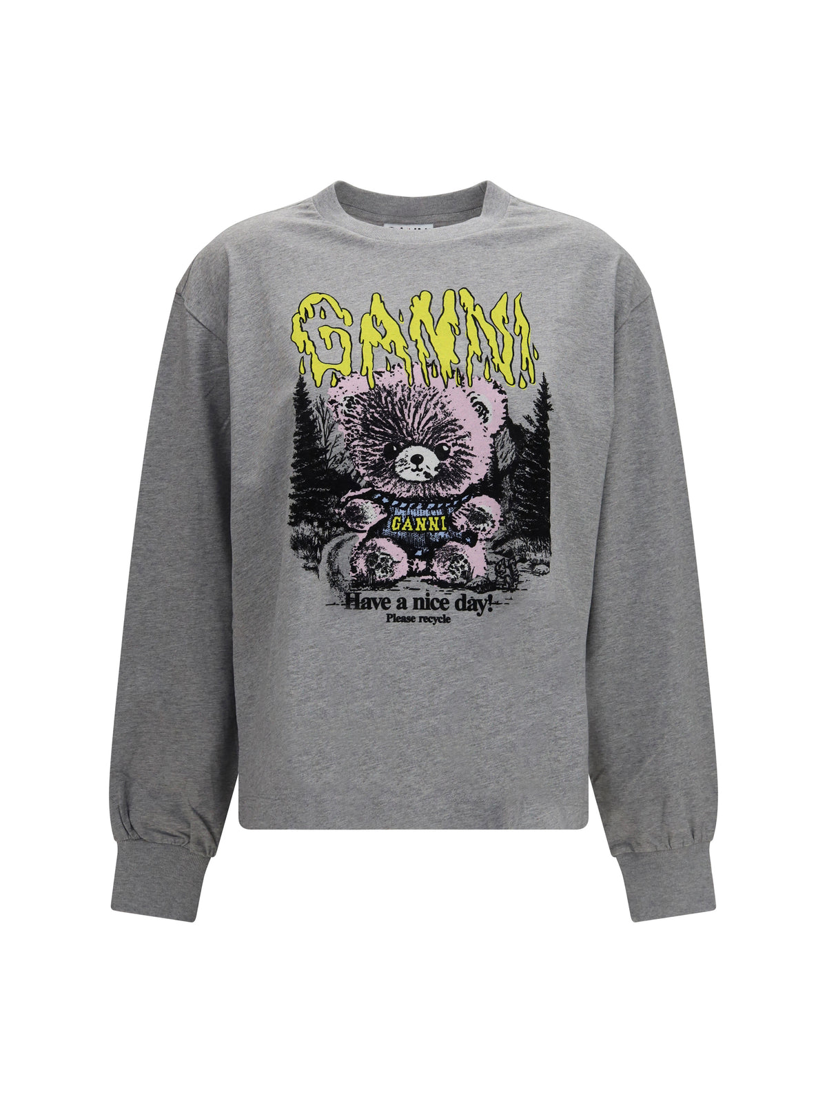 Ganni Isoli Teddy Forest Sweatshirt - Paloma