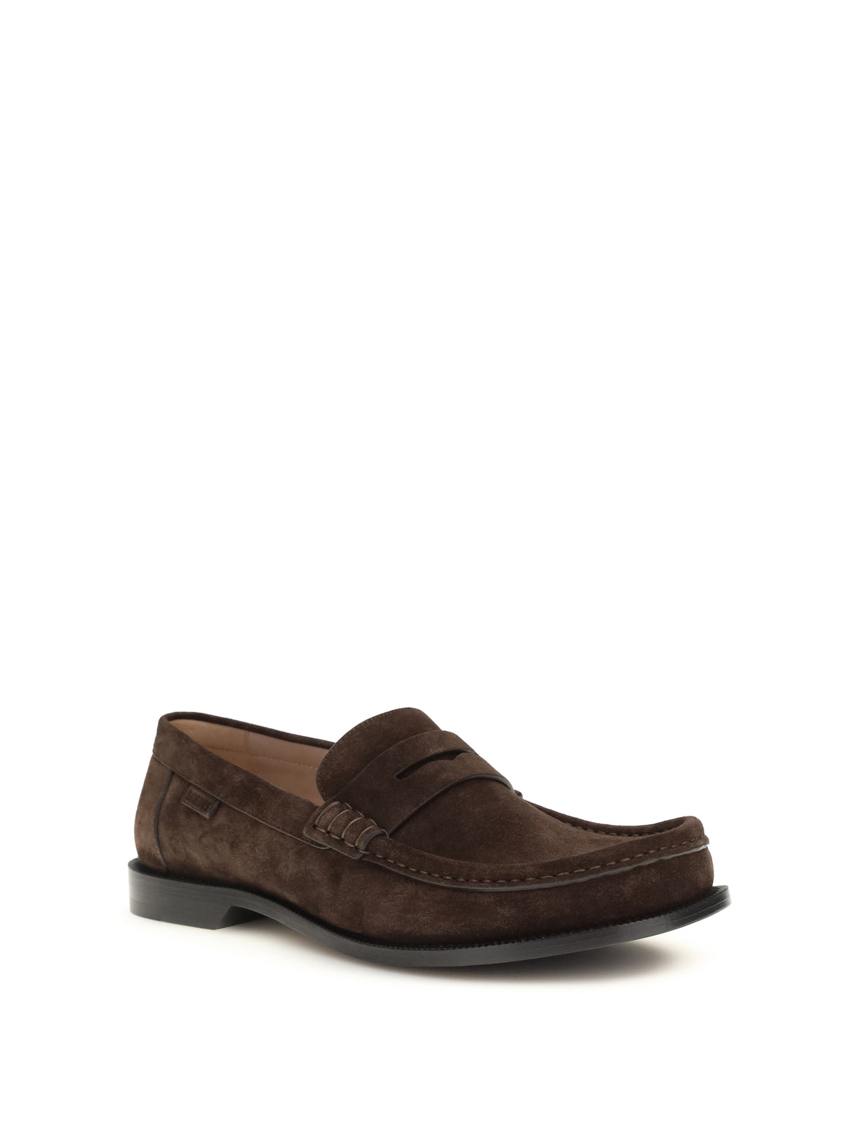 Loewe Campo suede calfskin Loafers - Dark Brown