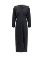 Toteme Open-back bow Dress - Black