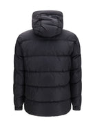 Herno Quilted Hooded Puffer Jacket - Black