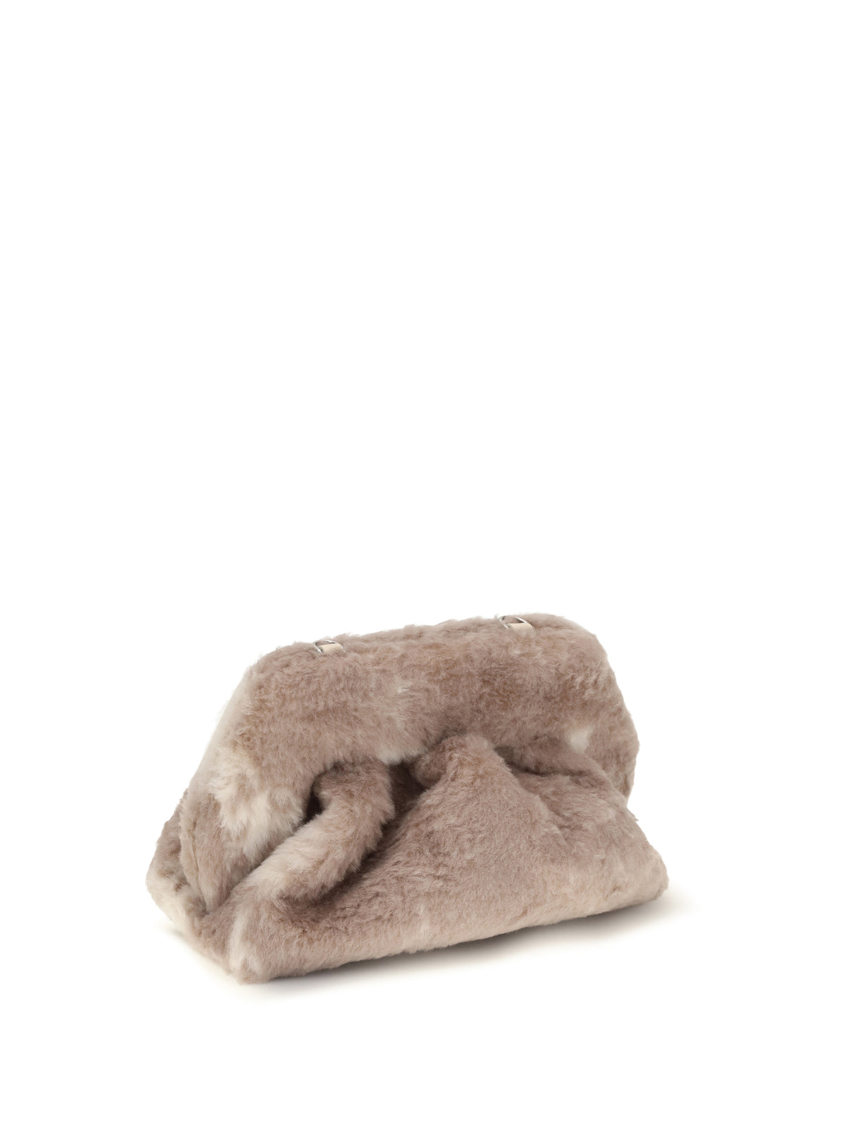 Themoirè Medium Bios Fur Potato Pouch - Caribou + Butter Cream