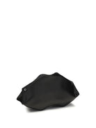 Alexander McQueen Manta Clutch - Black/Silver