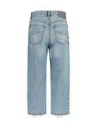 Balenciaga Jackie Capri Pants - Bleach Light Bleu