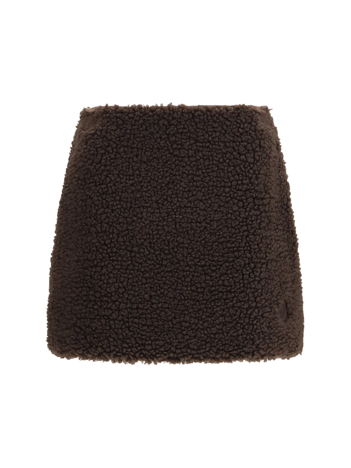 Moncler Teddy-effect Miniskirt - Taupe