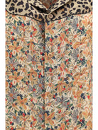 Valentino Short-sleeve floral and leopard print Shirt - Multicolor