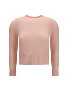 Acne Studios Cashmere crewneck Sweater - Light Rose Pink