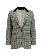 Forte_forte British Check Jacket - Royal