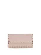 Valentino Garavani Rockstud Chain Wallet - Rose Quartz