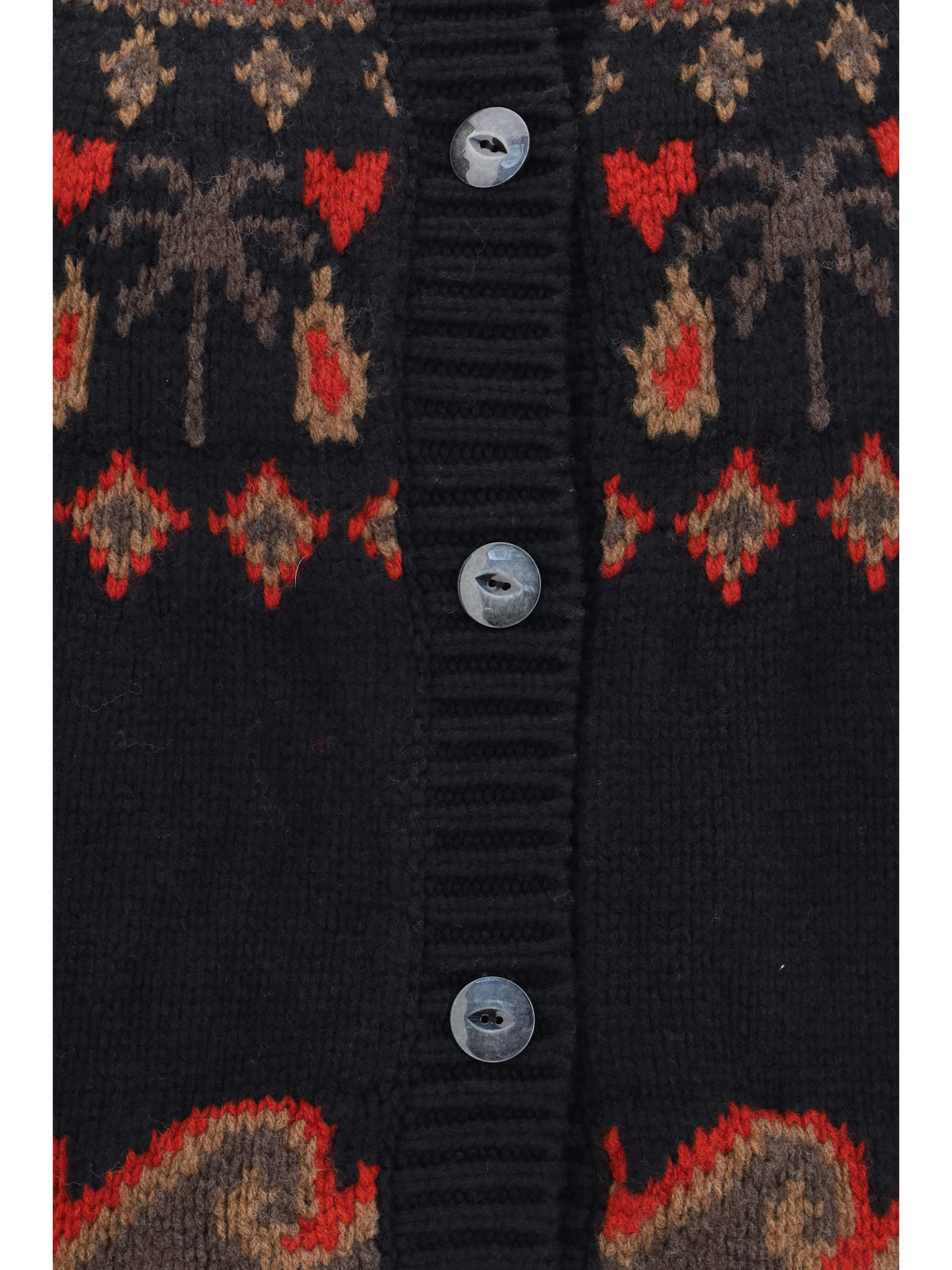 Alanui Sweet Winter Cardigan - Black/Multi