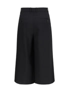 Phoebe Philo Midi Bermuda Skirt - Black