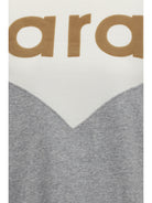 Marant Étoile Cotton Houston Sweatshirt - Off White/Light Grey