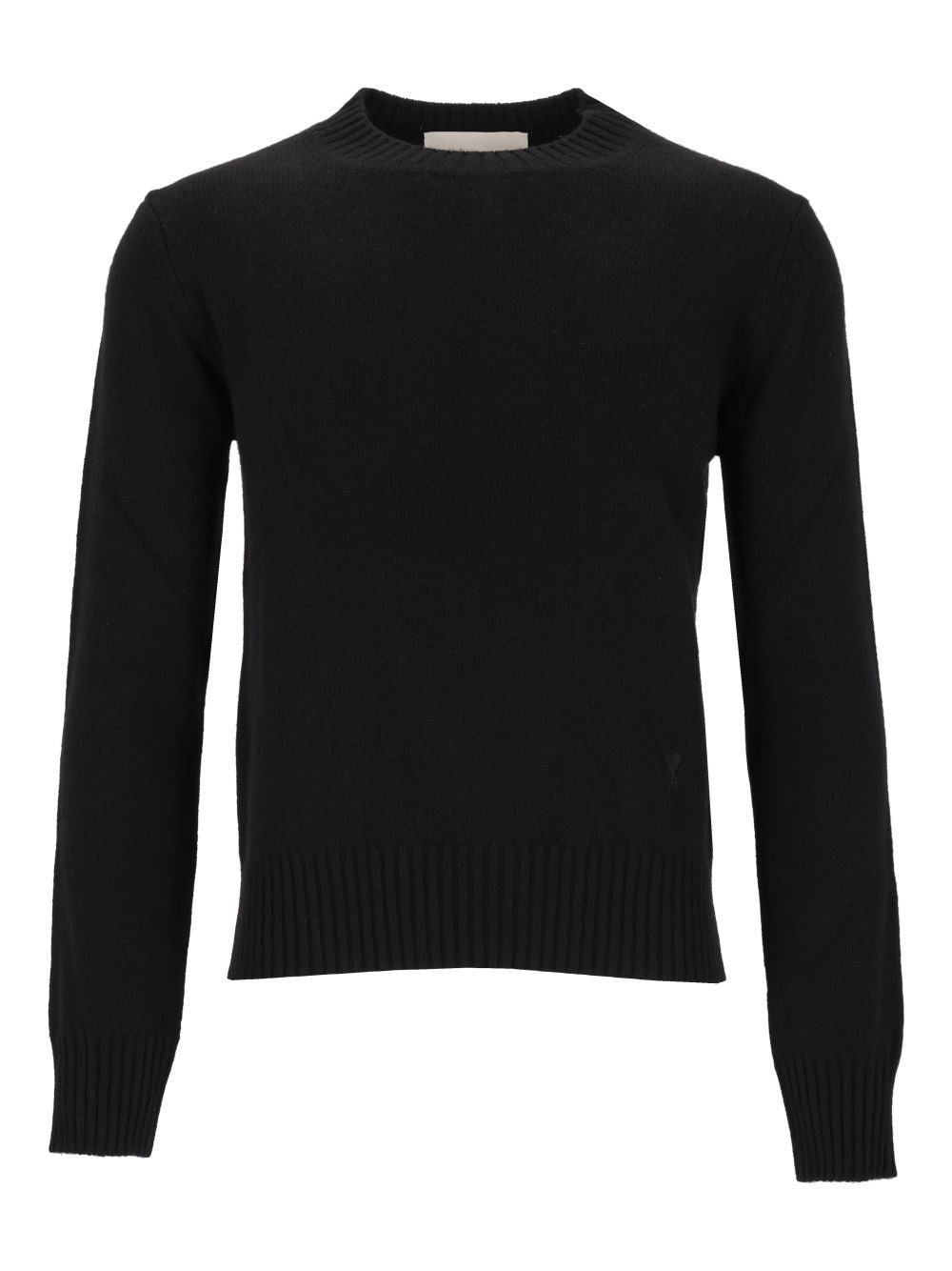Ami Crew Neck Sweater - Black