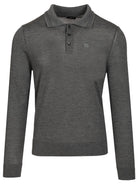 Etro Wool And Silk Polo Shirt - Grey