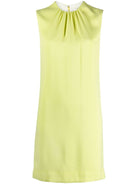 Lanvin Paris Sleeveless Mini Dress - Yellow