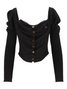 Vivienne Westwood Bea Corset Cardigan - Black