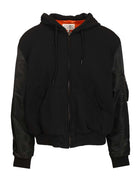 Mm6 Maison Margiela Hooded Jacket - Black