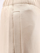 Max Mara Filovia silk and cotton jogger trousers - Caramello