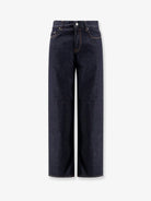 Toteme Low straight denim jeans - Rinsed Blue
