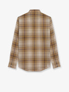 Celine Checked cotton shirt - Sable Beige Marron
