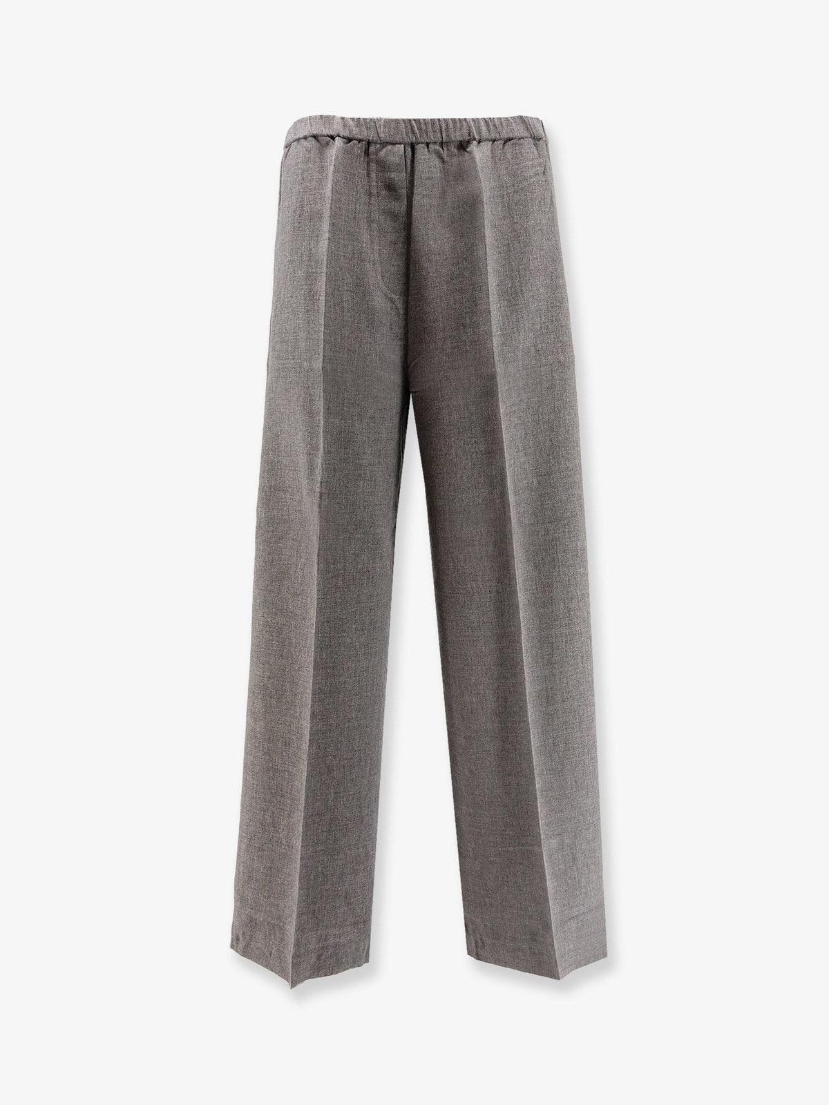 Toteme Viscose trousers - Mid Grey Melange