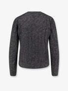 Brunello Cucinelli Wool blend sweater with all-over sequins - Antracite