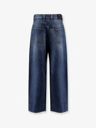 Givenchy Twisted stone-washed denim jeans - Dark Blue