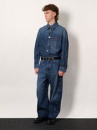 Givenchy Twisted stone-washed denim jeans - Dark Blue