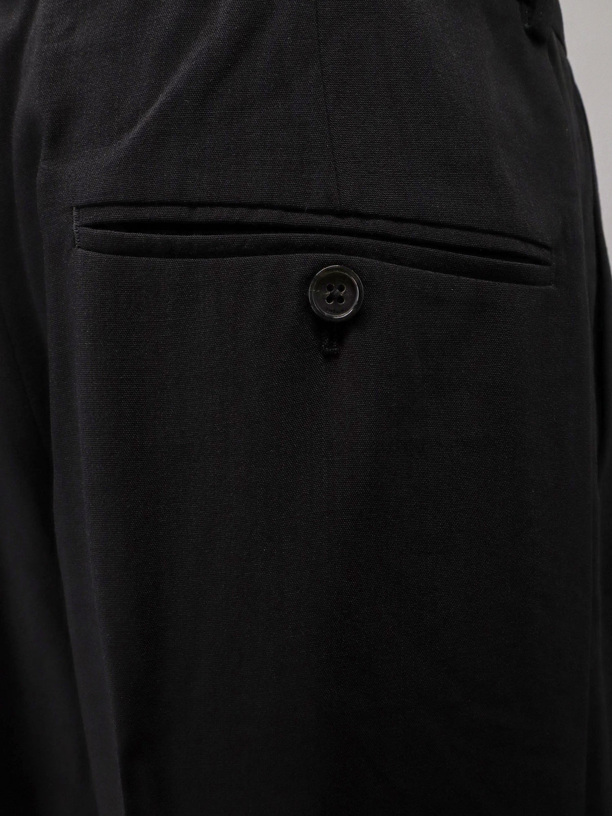 Toteme Viscose and wool trousers - Black