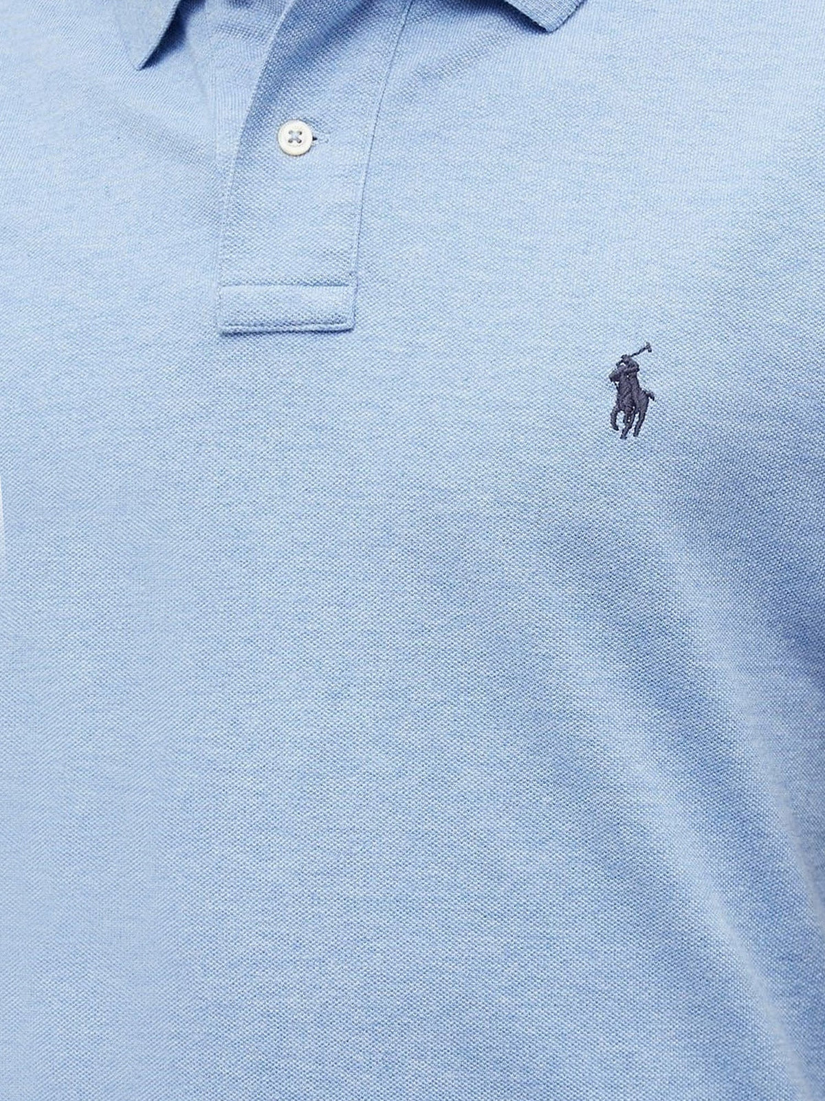 Polo Ralph Lauren Cotton polo shirt with embroidered logo on the front - Isle Heather
