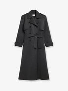 The Frankie Shop Nikola wool and cashmere blend coat - Dark Grey Melange