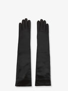 The Frankie Shop Veneto leather gloves - Black